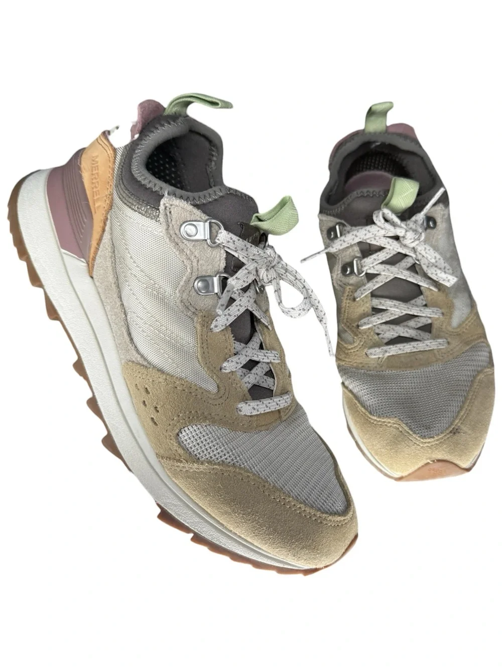 MERRELL Alpine 83 Sneaker Recraft Women’s Hiking Shoes Beige Multi Size 8